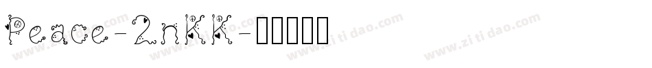 Peace-2nKK字体转换
