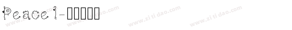 Peace1字体转换