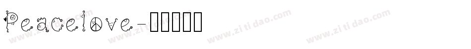 Peacelove字体转换