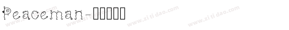 Peaceman字体转换