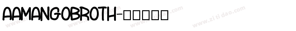 AaMangoBroth字体转换