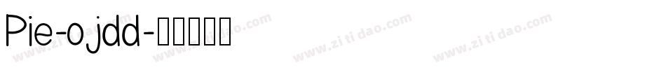 Pie-ojdd字体转换
