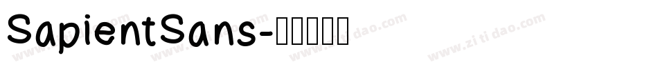 SapientSans字体转换