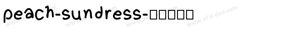 peach-sundress字体转换