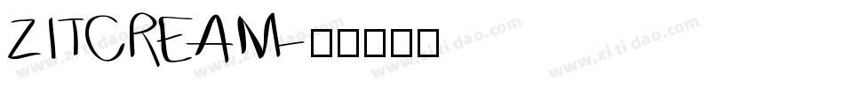 ZITCREAM字体转换