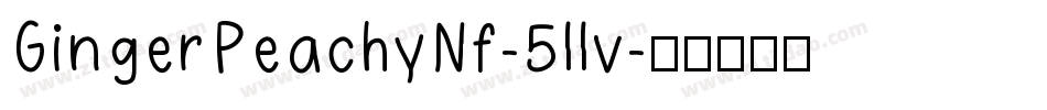 GingerPeachyNf-5llv字体转换