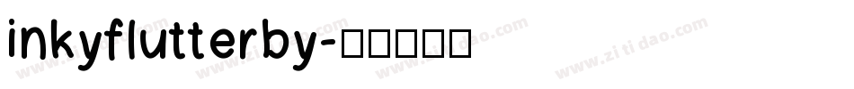 inkyflutterby字体转换
