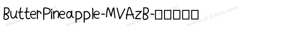 ButterPineapple-MVAzB字体转换