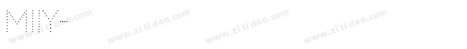 Miiy字体转换