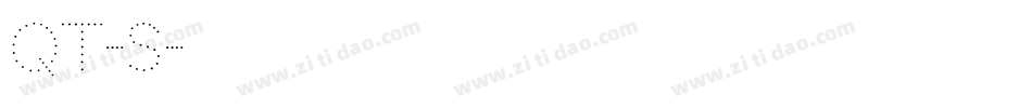 QT-s字体转换
