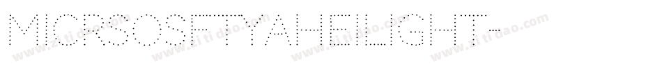 micrsosftyaheilight字体转换