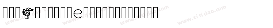 4ThAndInches-Wo3E字体转换