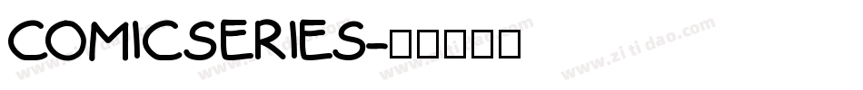 COMICSERIES字体转换