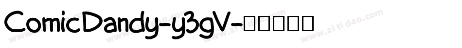 ComicDandy-y3gV字体转换