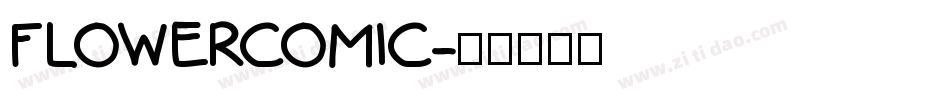 FLOWERCOMIC字体转换