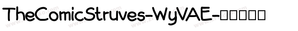 TheComicStruves-WyVAE字体转换