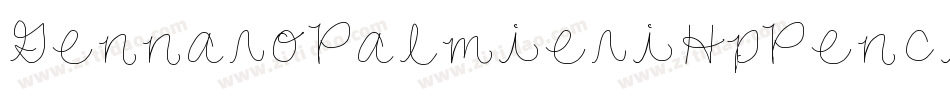 GennaroPalmieriHpPencilMedium-lE2w字体转换