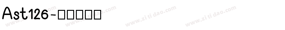 Ast126字体转换