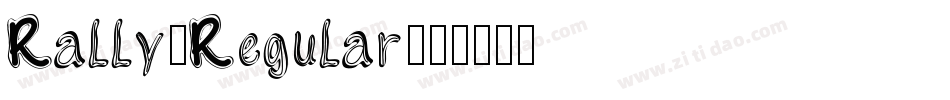 Rally-Regular字体转换
