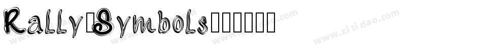 Rally-Symbols字体转换