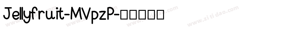 Jellyfruit-MVpzP字体转换