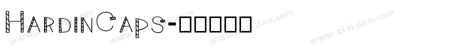 HardinCaps字体转换