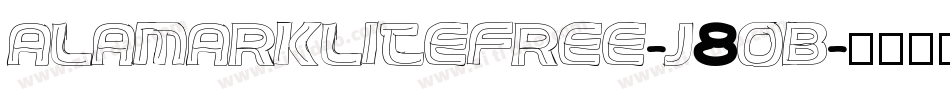 AlamarkLiteFree-J8oB字体转换