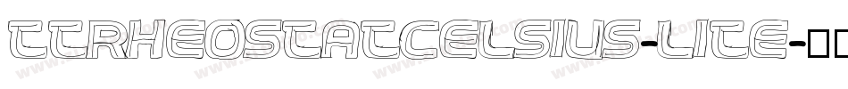 TTRheostatCelsius-Lite字体转换