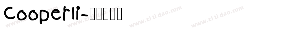 Cooperli字体转换