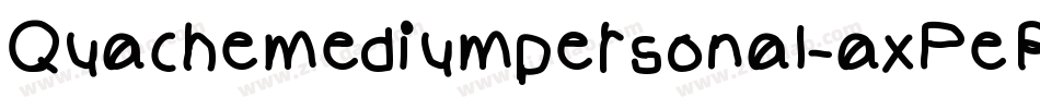 Quachemediumpersonal-axPeR字体转换