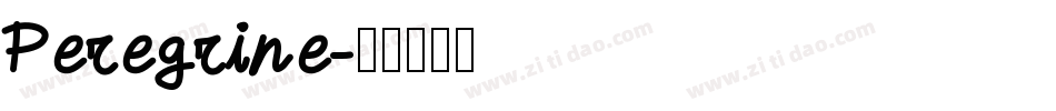 Peregrine字体转换