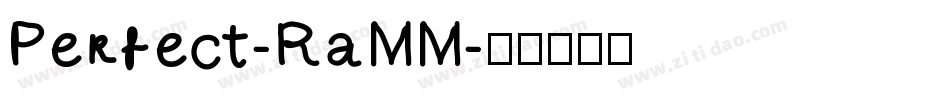 Perfect-RaMM字体转换