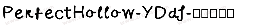 PerfectHollow-YDdj字体转换