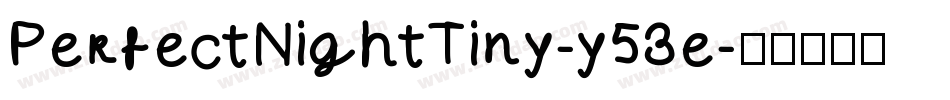 PerfectNightTiny-y53e字体转换
