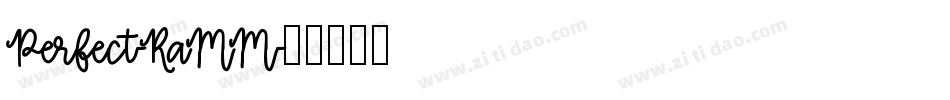 Perfect-RaMM字体转换