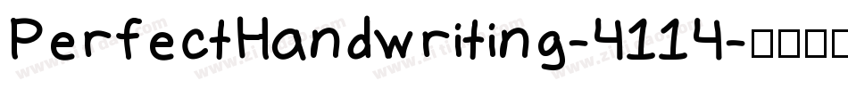 PerfectHandwriting-4114字体转换