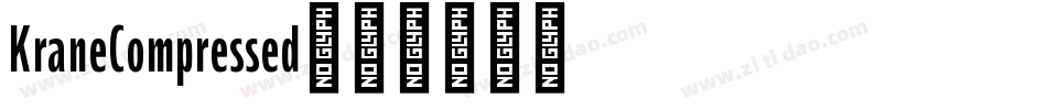 KraneCompressed字体转换