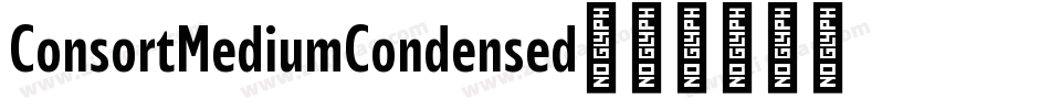 ConsortMediumCondensed字体转换