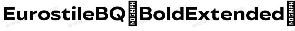 EurostileBQ-BoldExtended字体转换