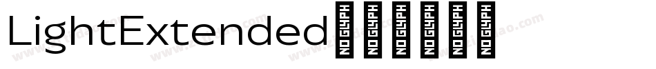 LightExtended字体转换
