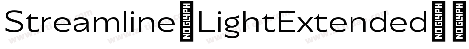 Streamline-LightExtended字体转换