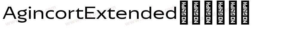 AgincortExtended字体转换
