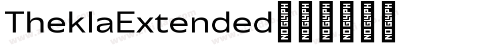 TheklaExtended字体转换