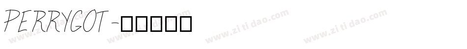 PERRYGOT字体转换