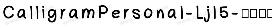 CalligramPersonal-Ljl5字体转换