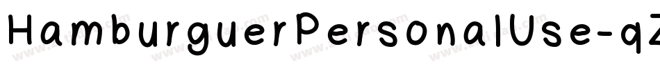 HamburguerPersonalUse-qZo5q字体转换