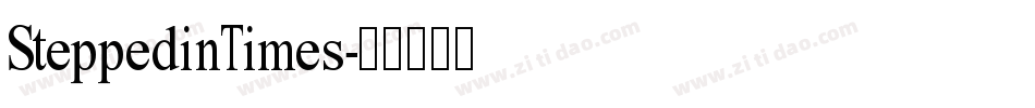 SteppedinTimes字体转换