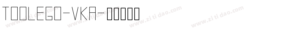 Toolego-vKA字体转换