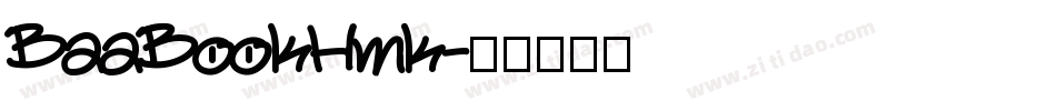 BaaBookHmk字体转换