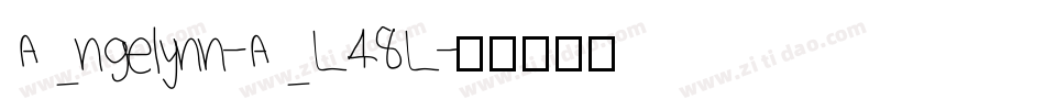 Angelynn-AL48L字体转换